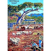 Life in the Outback Tea Towel